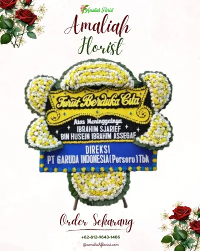 Papan Bunga Duka di Bojong Jaya